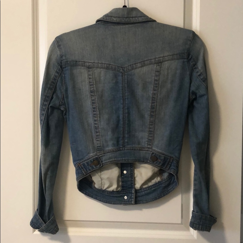 Fitted Jean Jacket - Size Small - Picture 3 of 4